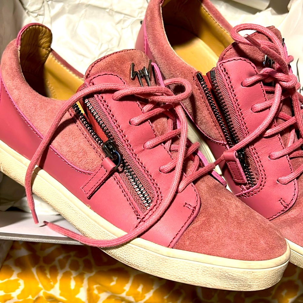Guiseppe Zanetti Red Wine Sneakers